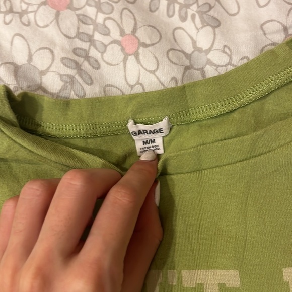 Garage green tshirt “don’t be jealous “ - Picture 3 of 3